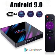 DNYKER H96 Max Smart Android 9.0 TV Box, 64GB 5G WiFi BT4.0 HD Android Media Box,Media Player Display,Screen Remote Control