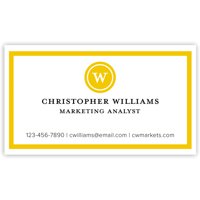 Striped Note - Personalized 3.5 x 2 Business Card