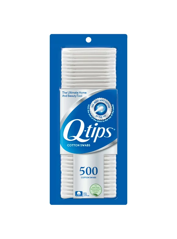 Q Tips Original Cotton Swabs 500 count