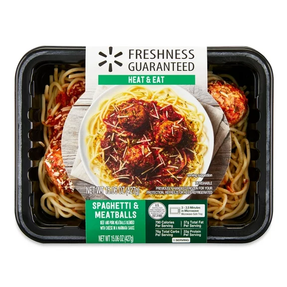 Freshness Guaranteed Heat & Eat Spaghetti & Meatballs, 15.06 oz