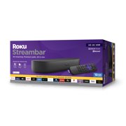 Roku Streambar | 4K/HD/HDR streaming media player & premium audio, all in one, includes Roku voice remote, released 2020