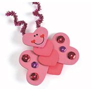 AD Love Bug Valentine Crafts Luv Bug Pin Wooden Craft Kits / Makes 12 pins / Crafts for Kids / Fun Classroom or Home Activities