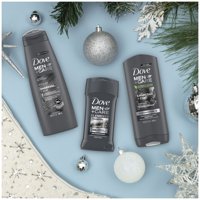 ($13 Value) Dove Men+Care Elements Charcoal + Clay Holiday Gift Set (Shampoo, Deo, Body Wash) 3 Ct