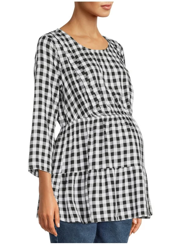 Time and Tru Women's Maternity Popover Top