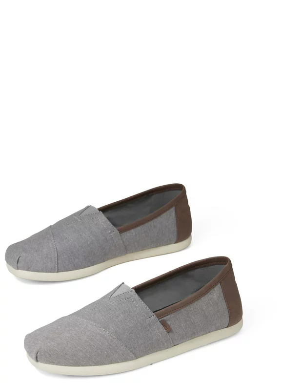 TOMS Men's Frost Chambray Classic Slip-On Shoes