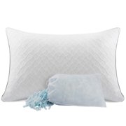 Shredded Memory Foam Cooling Bed Pillow for Sleeping White King