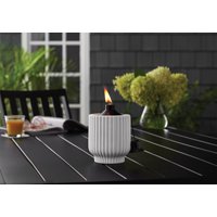 Better Homes & Gardens Ceramic Flame Tabletop Torch, White