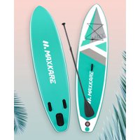 MaxKare Sup Inflatable Stand Up Paddle Board with 10'30''6''  & Bi-Directional Pump & Adjustable paddle & Portable Backpack  for Youth Adult