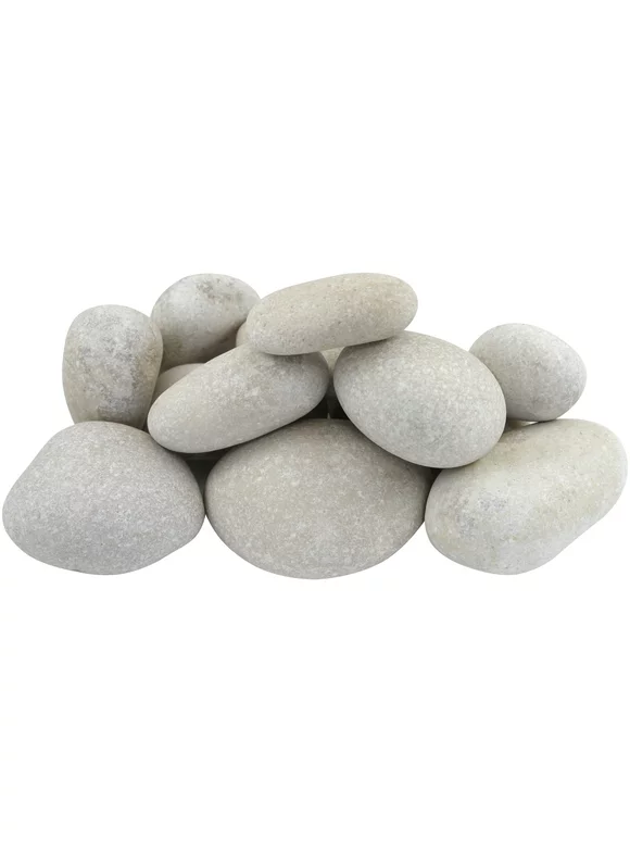 Rain Forest White Pebbles (30 lbs)