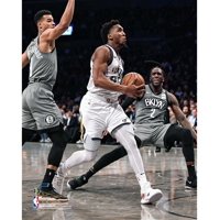 Donovan Mitchell Utah Jazz Unsigned Driving vs. Brooklyn Nets Photograph