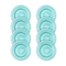 The Pioneer Woman 8pk Appetizer Plates, Teal