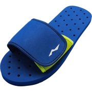 Norty Young Men's Drainage Slide Sandals Quick Drying Shoe - Beach, Pool, Shower