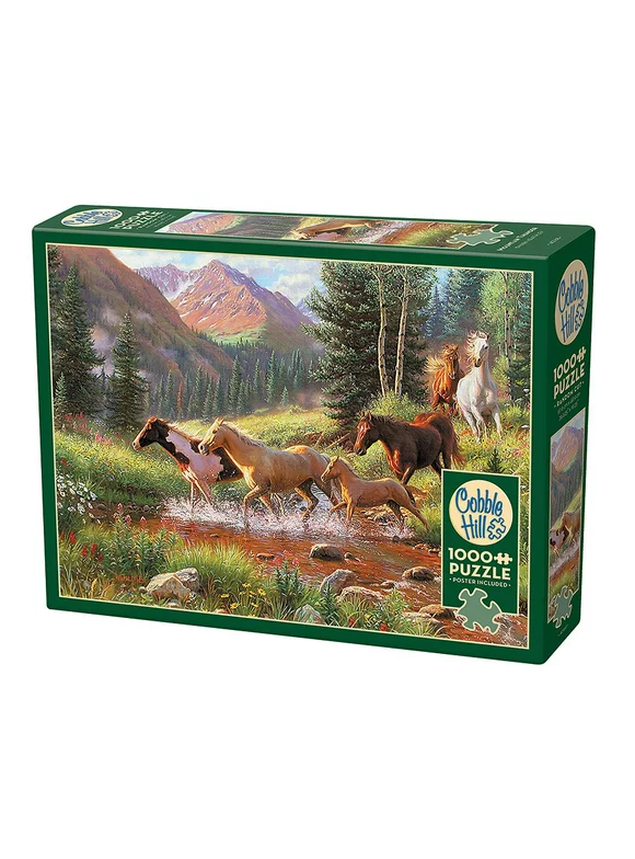 Puzzle Mountain Thunder (Horses) 1000 pc