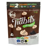 Tidbits Fun Bites Sugar-Free Meringue Cookies by Santte Foods - Chocolate