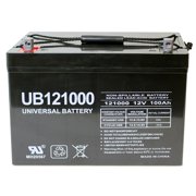 "UPG 12V 100Ah AGM Sealed Lead Acid Battery UB121000 Group 27"