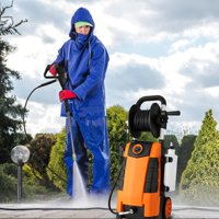3800PSI Electric High Pressure Washer,2.8GPM 1800W High Power Cleaner Machine,5 Adjustable Nozzle Ne3M