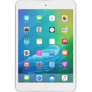 Apple iPad Mini 2 Tablet 16GB Storage, 7.9 Display, WiFi, ME279LL/A - White/Silver (Refurbished)