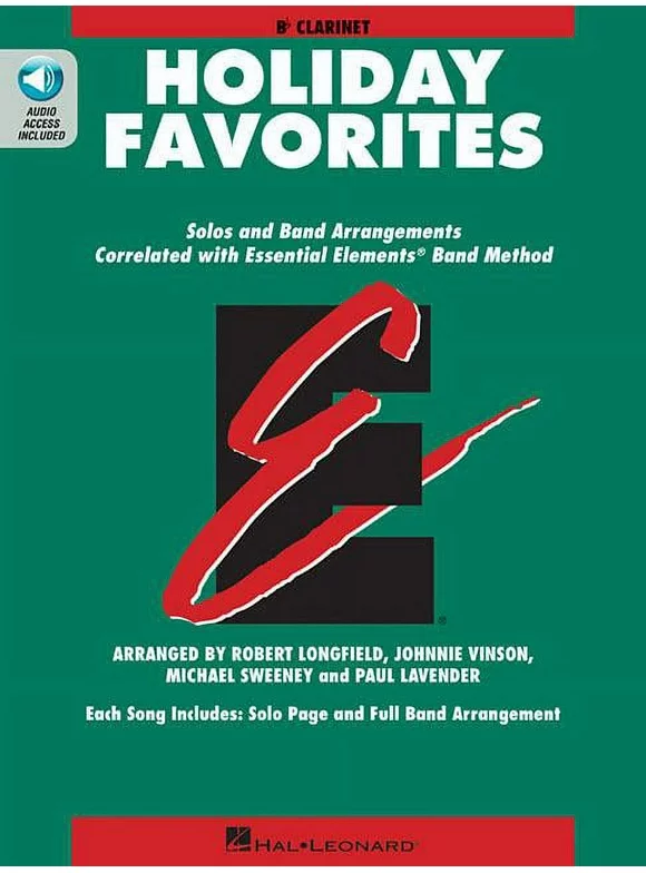 Essential Elements Holiday Favorites : BB Clarinet Book wit
