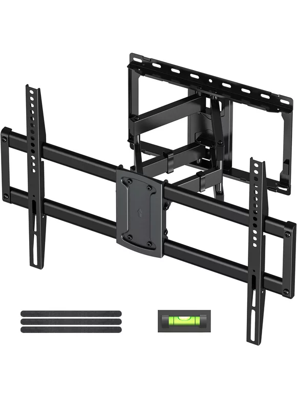 USX MOUNT Full Motion TV Wall Mount for 47-90 inch TVs Swivels Tilts Extension Leveling Hold up to 132lb Max VESA 600x400mm, 16" Wood Stud