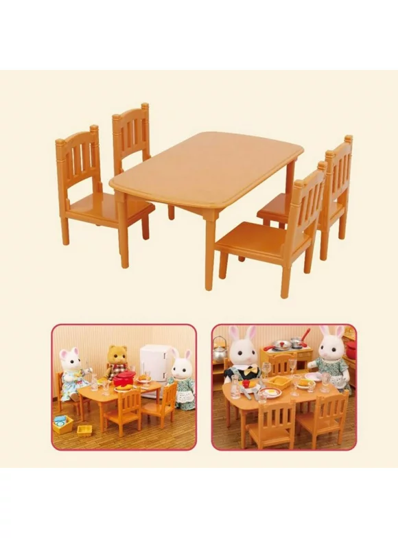 Promotion Clearance!DIY 1:12 Forest Family Villa Furniture Set Toy Miniatura Small Dollhouse Fluctuation Bed Sets Doll House Toys for Kids