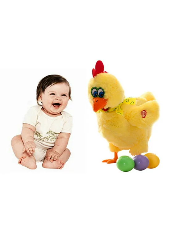 Children Fun Singing Dancing Chicken Laying Egg Hen Toy Gift