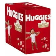 HUGGIES Little Snugglers Diapers, Size Newborn, 125 Count (Mega Box)