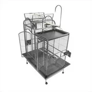 A&E Cage PC-4226D Stainless Steel 42 In. X 26 In. Split Level House Cage
