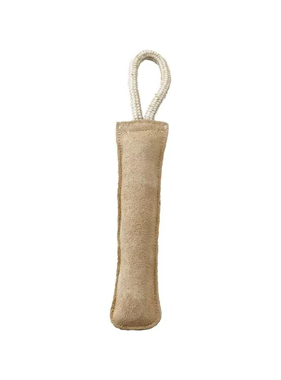 SPOT Dura-fused Retriever Leather Dog Toy, 15", Brown