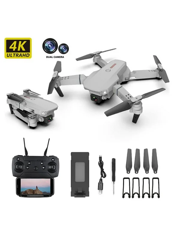 ALLCACA F33 Mini Drone RC Quadcopter Foldable Remote Control Drone with 4K Dual Cameras