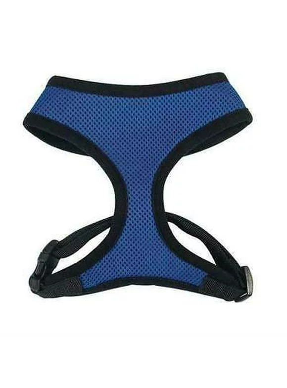 Anti Pull Breathable Mesh NO CHOKE Dog Harness Selections - 10 Colors & 5 Sizes (Blue Harness,xLarge)