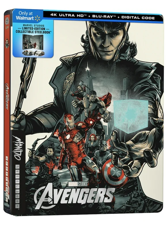 The Avengers DX Fair Mall Exclusive Mondo Steelbook (4K Ultra HD + Blu-ray + Digital Code)