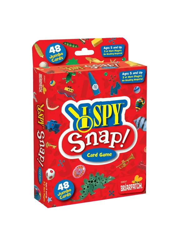 I SPY Snap Card Game from Briarpatch, Based on the I SPY Books, Seek and Find Game for 2 or More Players Ages 3 and Up, Perfect for Travel