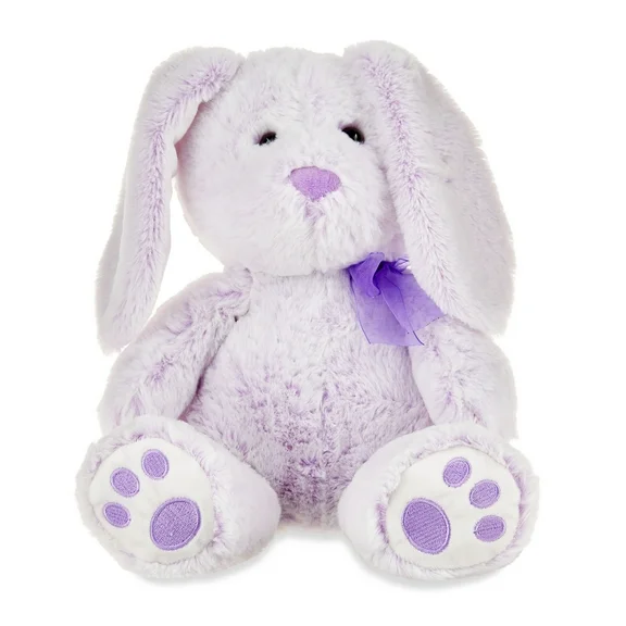 Easter Medium Purple Bunny Plush, 10 in, by Way To Celebrate