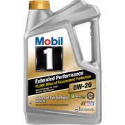 (3 Pack) Mobil 1 Extended Performance 0W-20 Full Synthetic Motor Oil, 5 qt