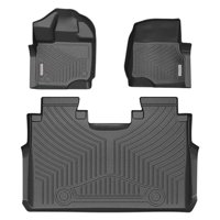YITAMOTOR All-Weather Floor Mats Compatible for 2015-2021 Ford F-150 TPE ,Black
