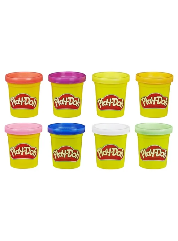 Play-Doh Rainbow Colors 8 Pack of 2-Ounce Cans, Back to School Supplies