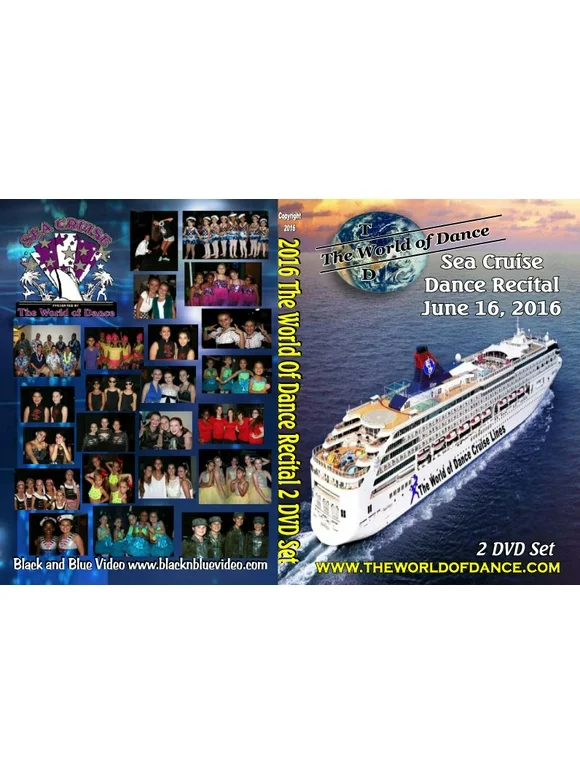 2016 World of Dance Sea Cruise Complete Recital 2 DVD Set rehersal videos modern -VO5575A