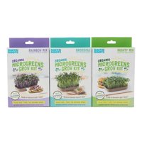 Back to the Roots Organic Microgreens Kit, Variety 3-Pack