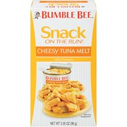 (8 Pack) Bumble Bee Snack On The Run! Cheesy Tuna Melt with Crackers, 3.5 oz Kit