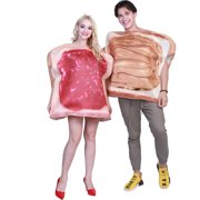 EraSpooky Couples Peanut Butter and Jelly Costume Halloween Party Funny Food Cosplay Fancy Dress