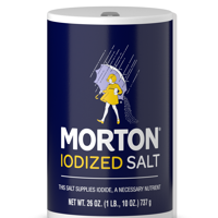 (2 pack) Morton Iodized Table Salt, 26 Oz