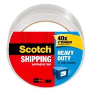 Scotch Heavy Duty Packaging Tape, 1.88" x 54.6 yd, Clear, 1 Roll