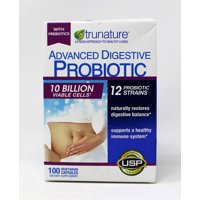 Trunature Advanced Digestive Probiotic, 100 Capsules