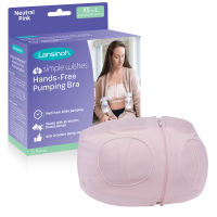 Lansinoh Simple Wishes Hands-Free Pumping Bra, Size XS-L