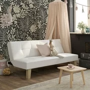 Aria Futon Sofa Bed, White