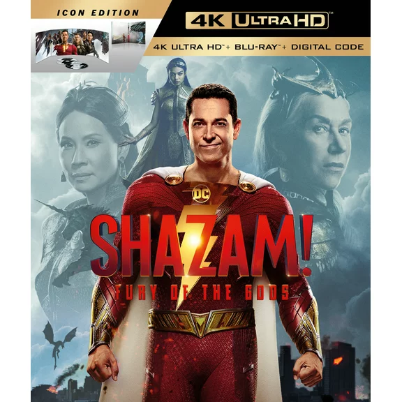 Shazam! Fury of the Gods (Walmart Exclusive) (4K UHD   Blu-ray   Digital Copy)