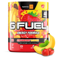 G Fuel Elite Energy and Endurance Tub, Strawberry Banana, 40 Servings