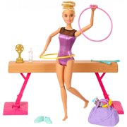 Barbie Gymnastics Playset With Doll, Balance Beam, 15+ Accessories