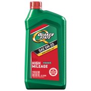 Quaker State High Mileage 5W-20 Synthetic Blend Motor Oil, 1 Quart