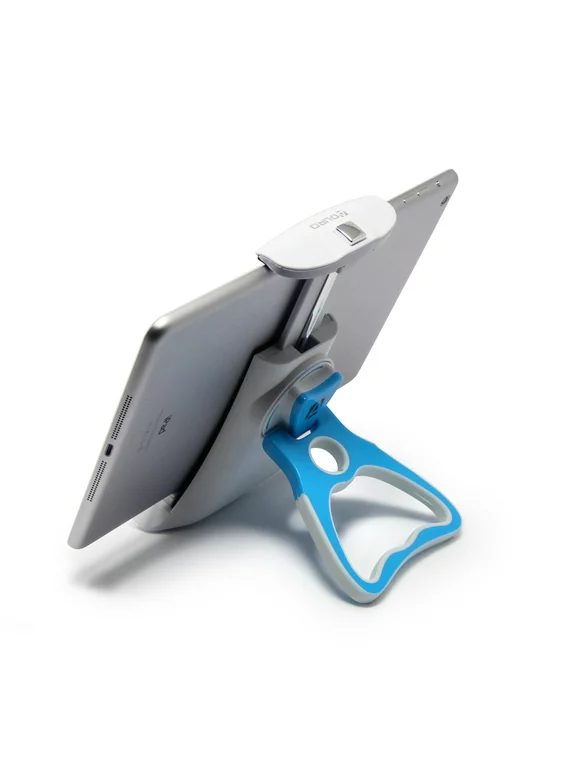 Aduro U-Grip Tablet Stand Holder [Easy-Grip] Adjustable Multi-Angle Universal Desk Mount for iPad & All Tablets Blue